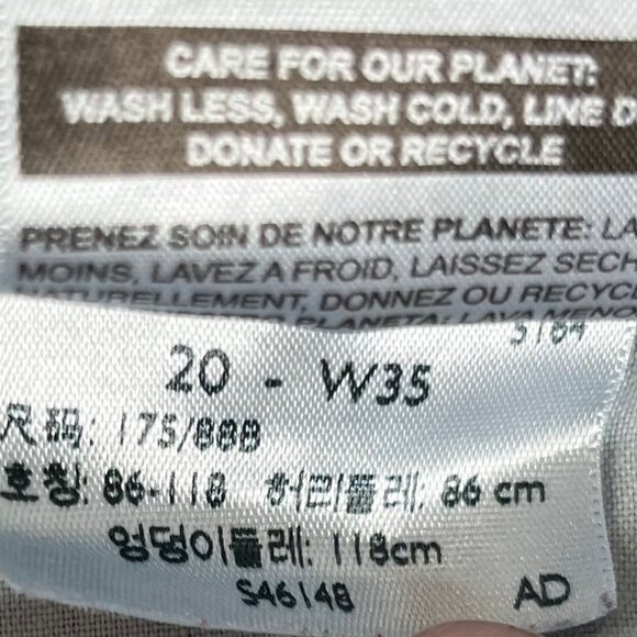 Signature Levi Strauss Cropped Jeans Womens Size 20 Mid Rise Capri - Picture 10 of 10